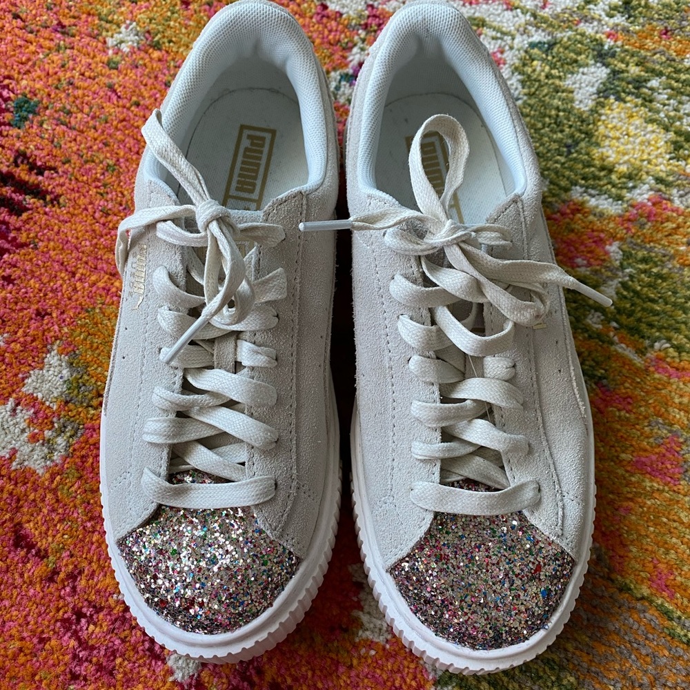 Puma Glitter Platform Sneaker